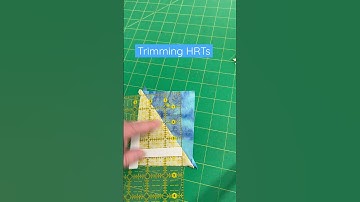 Half rectangle triangles are the tricky part of the Stretched Star block! #quilting