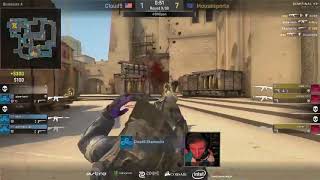 ropz quad kill on the offense. mousesports vs Cloud9 DreamHack Open Denver 2017