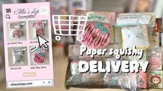 New Paper squishy delivery 🛒 (Skit) | Paper DIY