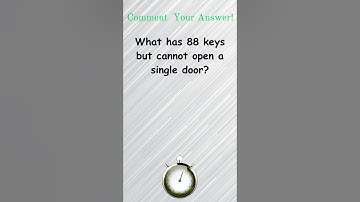 What has 88 keys but cannot open a single door?