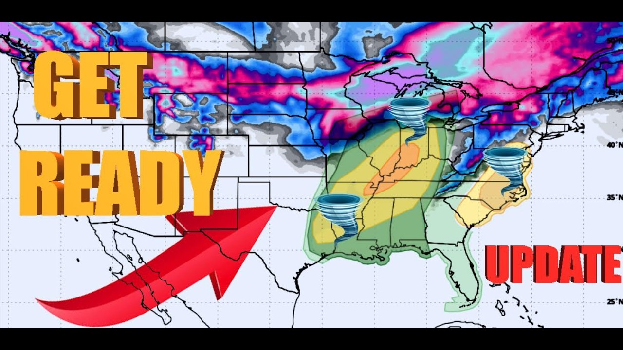 This Bomb Cyclone Is SHIFTING - Snow Totals & Severe Weather! - YouTube