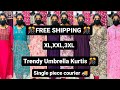 Free shipping umbrella kurtis xlxxl3xl single piece courier covaiqueens9629036213 
