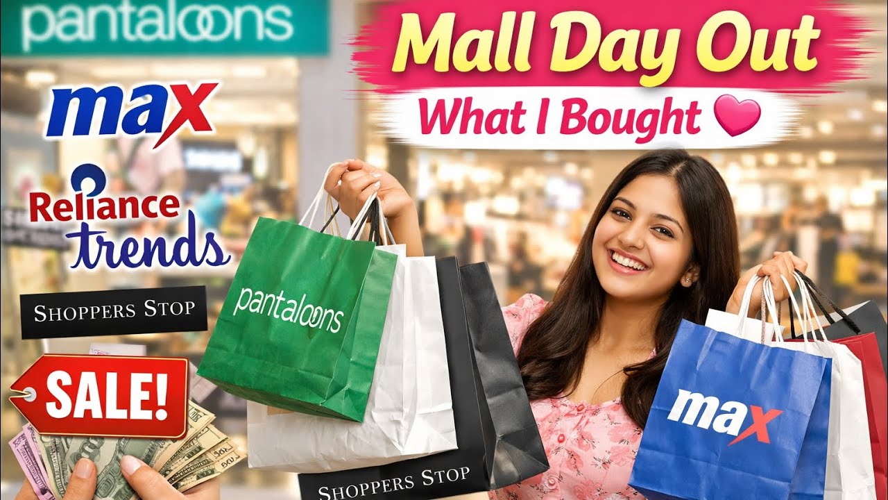 Shopping vlog 🛍️ | Pantaloons, Max, Reliance & Shoppers Stop Haul 💕
