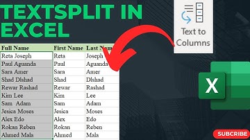 How to Separate Name into Different Columns in Excel | TEXTSPLIT in MS Excel