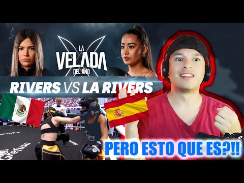 Rivers VS La Rivers | La Velada del Año | México 🇲🇽 vs España 🇪🇸 | #reaccion