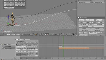 The Mancandy FAQ - Animation - making a walk - NLA Curve deform