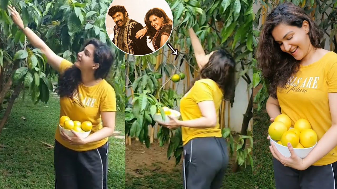 Honey Rose Visuals at her Home Garden | Honey Rose Picking Abiu Fruit at her Home Garden #HoneyRose