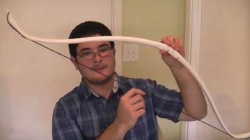 Video Response to Emanuelmarch11 PVC Flattened Youth Bow First Attempt