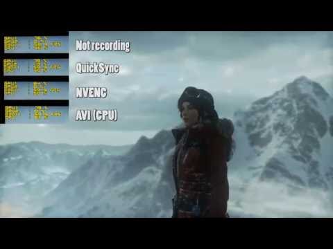 QuickSync vs NVENC vs CPU - Battle of the recorders