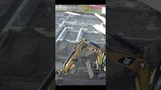 温哥华建房工地Timelapse#新房地基怎样建Footing施工加拿大#建房温哥华装修Vlog#温哥华自建房#shorts