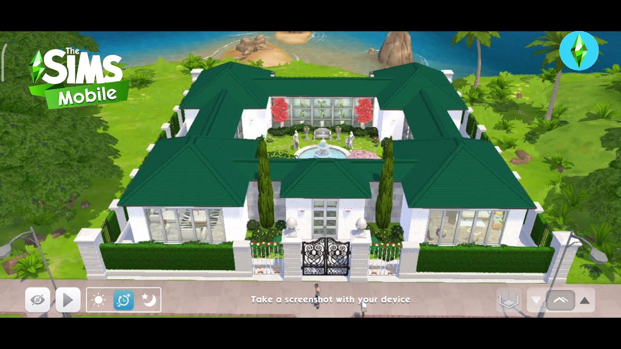 Luxury House Design The Sims Mobile YouTube