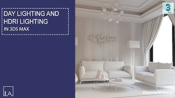 Day lighting and HDRI lighting in 3DS Max
