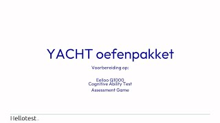 Yacht Essment Oefenen