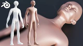 Blender Tutorial : 3D Modeling of 3D Character Full body  🧊#blender #3d #3dmodeling #tutorial