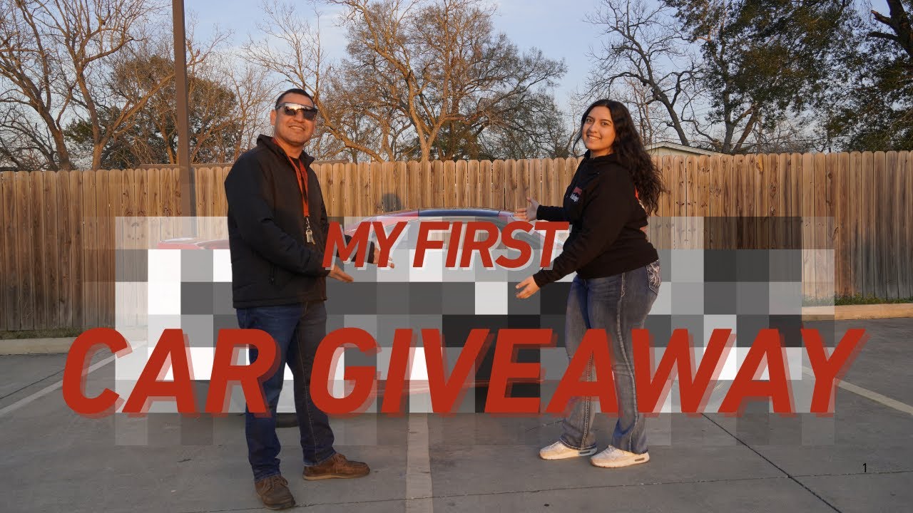 BTS OF MY FIRST GIVEAWAY CAR!!!