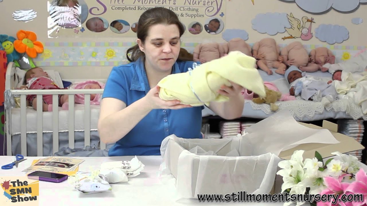 Preemie reborn baby boy Cameron has his box packing - The SMN Show 