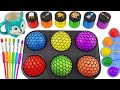 Oddly Satisfying Video 🌈 DIY How To Make Rainbow Lollipop Crazy Slimes Sprunki &amp; Mixing Paint ASMR