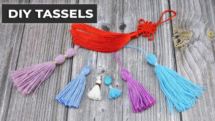 HOW to MAKE a TASSEL - DIY Easy Simple TASSELS Tutorial 