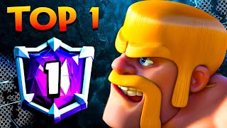 I Am Ranked  *TOP 1* in Clash Royale