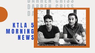 Darren Criss Joey Richter On Ktla 5 News 10-30-20