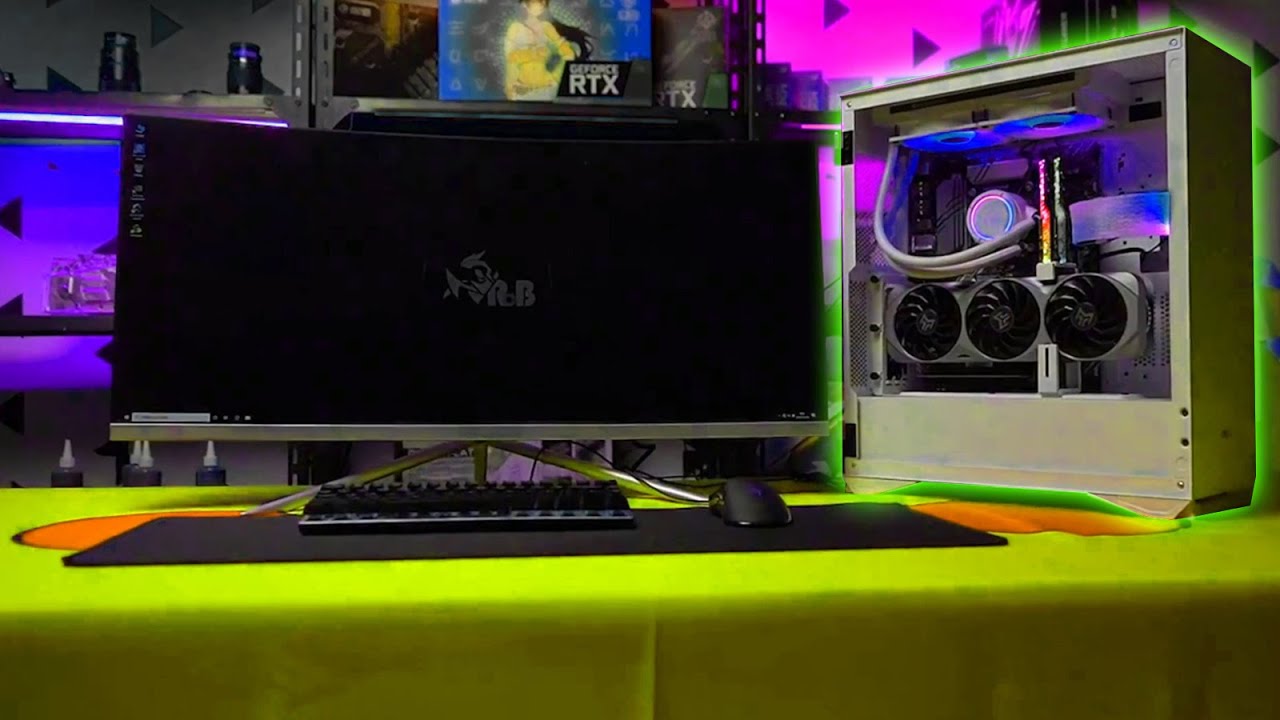 [4K] Vertically installed graphics card is really more comfortable fou ...