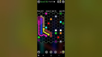 How To Solve Flow Free Hexes Jumbo Pack 2 Level 56 11x11 Board Walk Through Solution Walkthrough