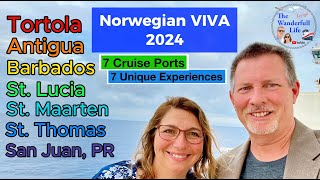 Recap of Our 7 Days of Port Stops & Excursions Aboard The Norwegian Viva in The Southern Caribbean