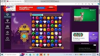 Playing Jewel Shuffle Online On Arkadium Games(4/10/2024)