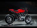 Ducati multistrada reimagined and reinvented in a cafe racer red passion project