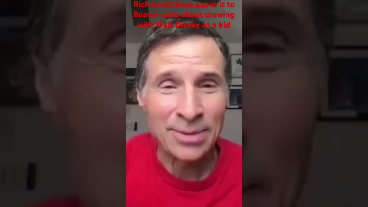 Rich Correll from Leave it to Beaver talks about drawing with Walt Disney as a kid