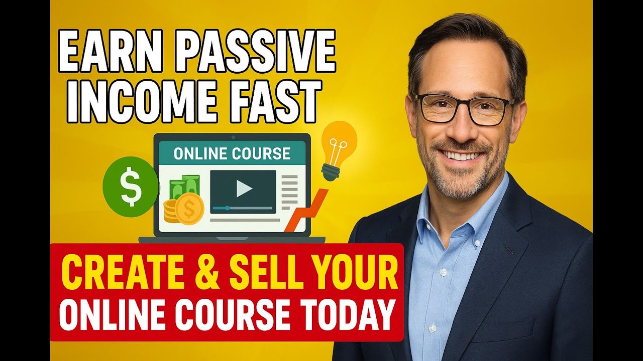 Earn Passive Income Fast: Create & Sell Your Online Course Today - YouTube