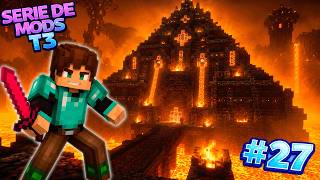 ¡EXPLORO UNA PIRÁMIDE DEL NETHER! 🔥🏜️ | SERIE DE MODS T3 #27