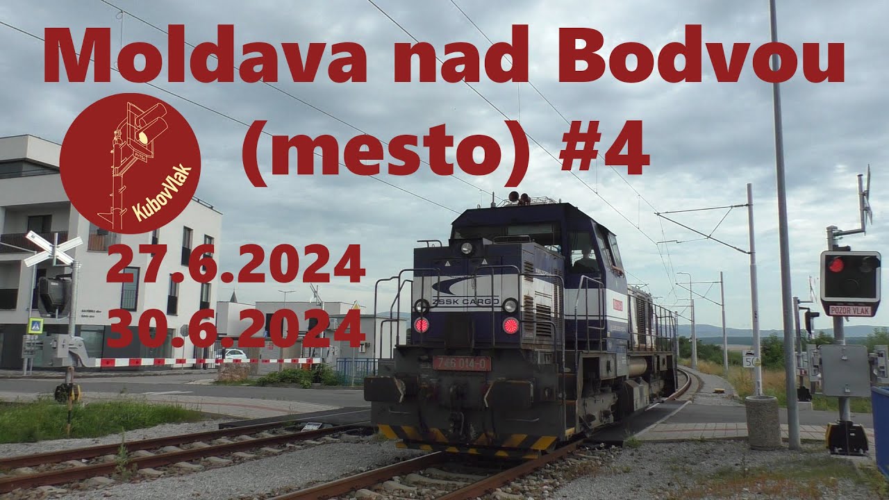 Železničné priecestie Moldava nad Bodovou (mesto) #4 [27.6.2024, 30.6.2024]