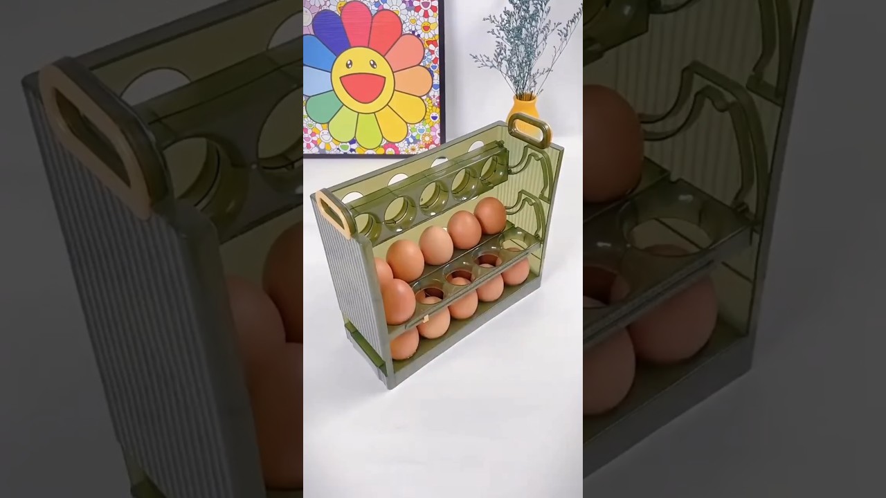 Foldable egg storage rack online available on Amazon Flipkart