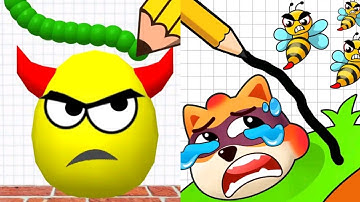 Draw To Smash Logic Puzzle VS Save the Dog Satisfying ASMR Gameplay (Android, ios) (New Update) Ep3