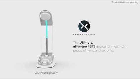 Xandar Kardian home PERS device with Alexa and non-contact vital sign monitoring radar