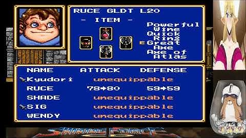 Shining Force CD Book 1 Characters with 40 Levels Comparison