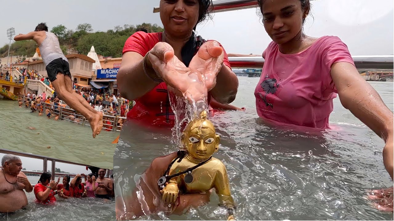 Somvati Amavasya me Ganga me dubki | har har gange
