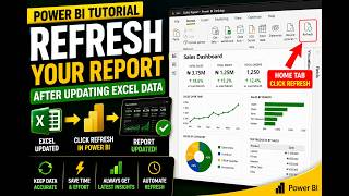 How to Refresh Power BI After Updating Excel Data | Power BI Tutorial for Beginners