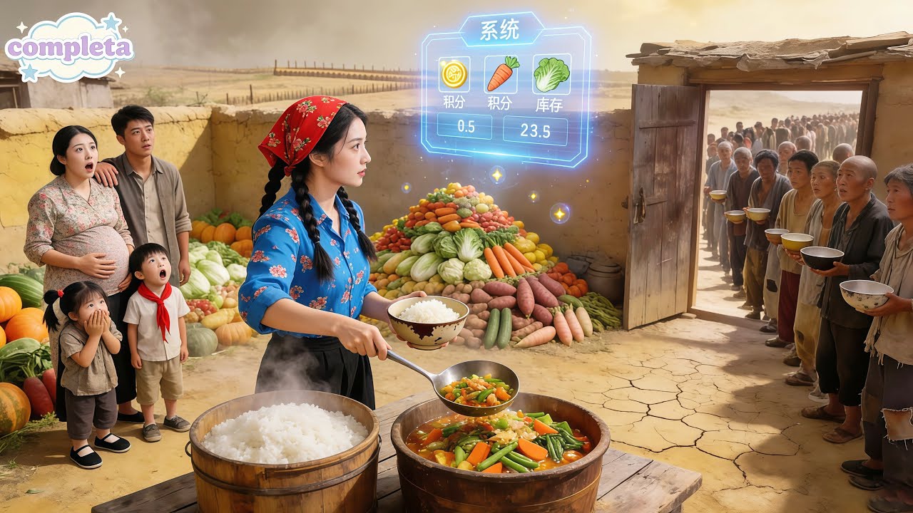 Garota pobre vira “megera” na fome e acha que vai morrer, mas ativa sistema e salva a aldeia—virada!