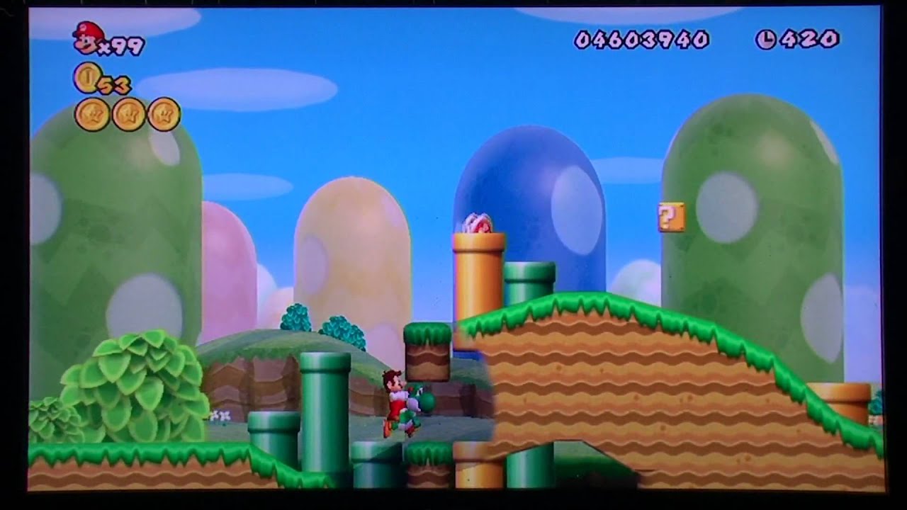 Super Mario Bros Wii World 13 Secret Exit YouTube