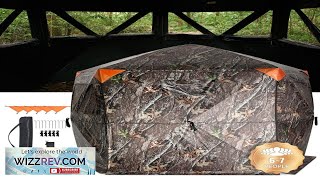 VEVOR Hunting Blind 288 See Through Ground Blind 6 7 Person Pop
