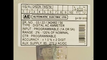 #DIGITAL AC AMMETER#AE