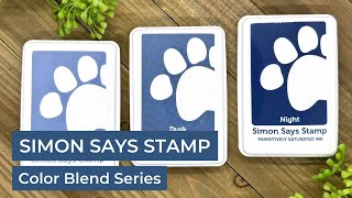 Simon Says Stamp Pawsitively Saturated Ink Color Blend Series