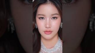 Thai makeup tutorial ✨ party makeup 💕 simple makeup 🔥#shortsfeed #softglamlook #makeuptutorial #grwm