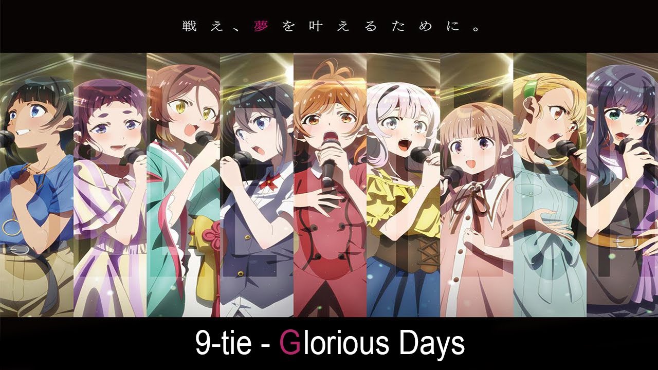 SELECTION PROJECT OP Full /『9-tie - Glorious Days』/【AMV Lyrics】