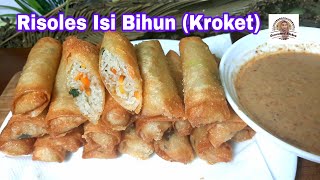 Risoles/Lunpia/Kroket Isi Bihun, Plus Resep Sambel Kacang untuk Cocolan Gorengan