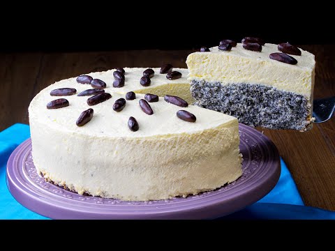Video: Cómo Hacer Una Tarta Con Crema Agria Y Semillas De Amapola