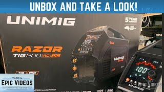 Uni Mig Razor 200 ACDC Tig - Unbox & First Impressions