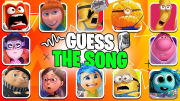 Guess The Despicable Me 4 & Inside Out 2 Characters By Their Voice...! 🍌🤓🔊 | Mega Minion Quiz